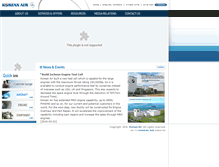Tablet Screenshot of mro.koreanair.co.kr